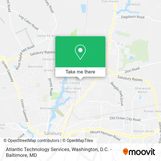Atlantic Technology Services map