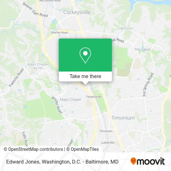 Edward Jones map