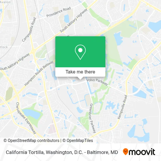 California Tortilla map
