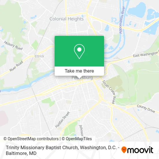 Trinity Missionary Baptist Church map