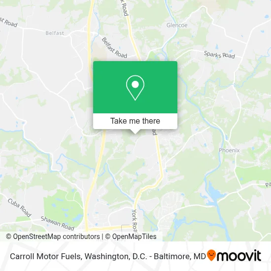Carroll Motor Fuels map