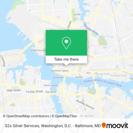 S2s Silver Services map