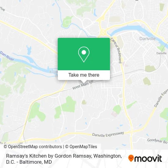 Ramsay's Kitchen by Gordon Ramsay map