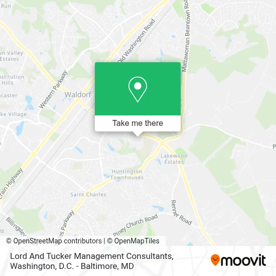 Lord And Tucker Management Consultants map