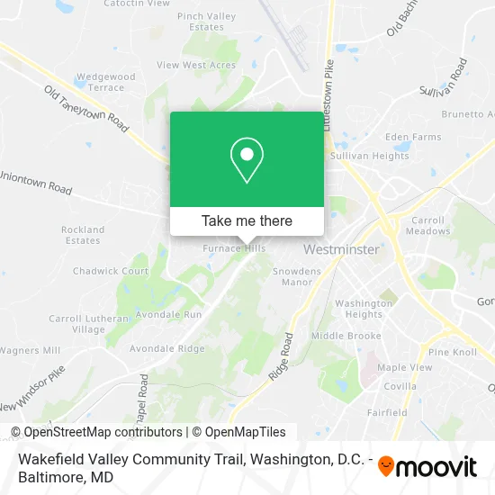 Wakefield Valley Community Trail map