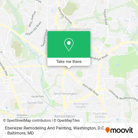 Ebenezer Remodeling And Painting map