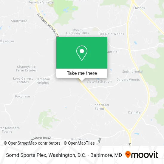 Somd Sports Plex map