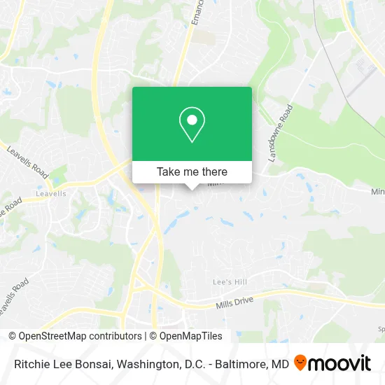 Ritchie Lee Bonsai map
