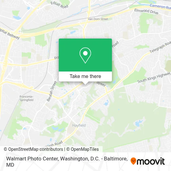 Walmart Photo Center map