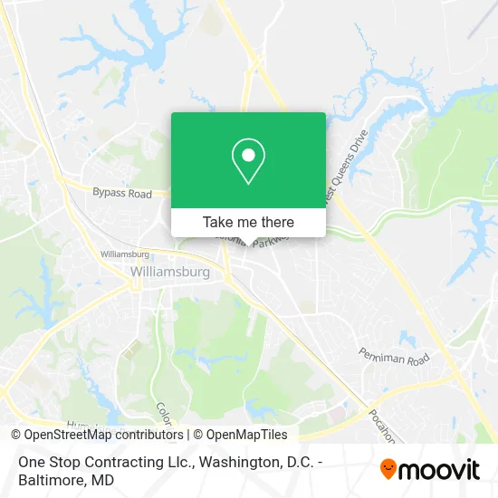 One Stop Contracting Llc. map