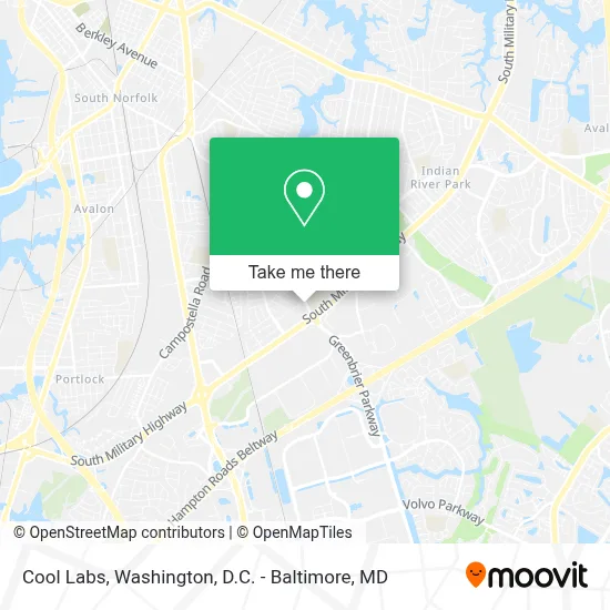 Cool Labs map