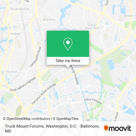 Truck Mount Forums map