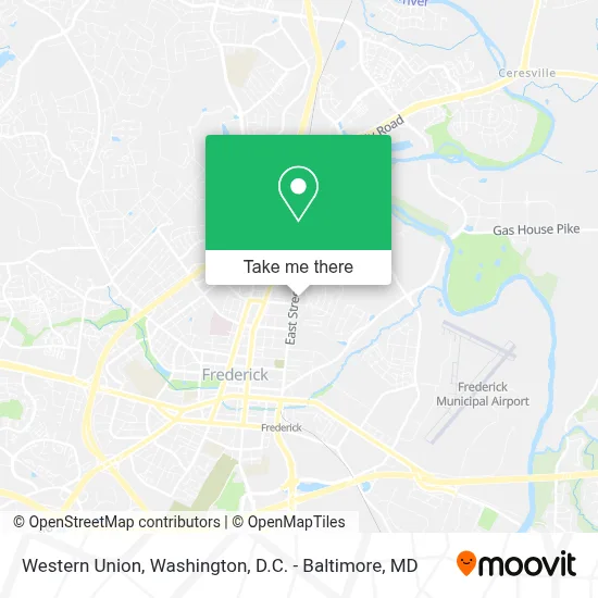 Western Union map