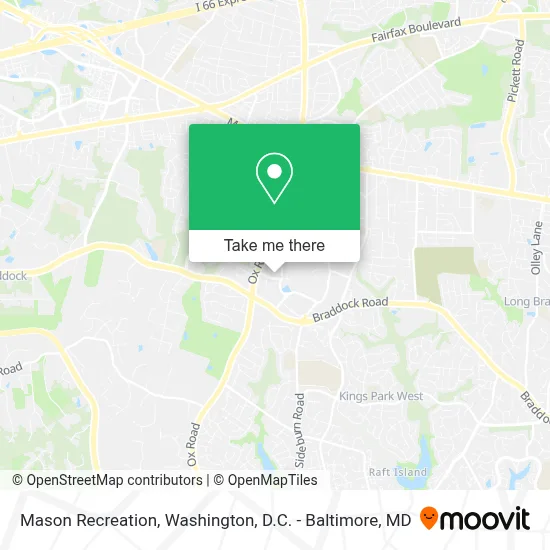 Mason Recreation map