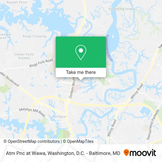 Atm Pnc at Wawa map