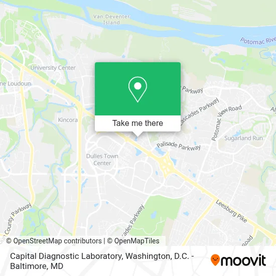 Capital Diagnostic Laboratory map