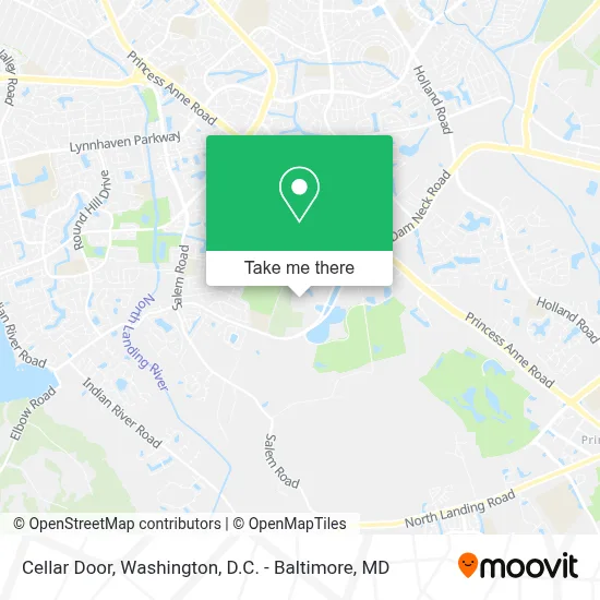 Cellar Door map