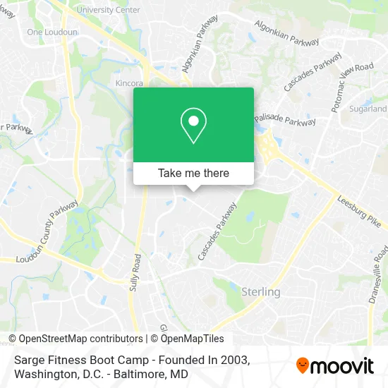 Sarge Fitness Boot Camp - Founded In 2003 map