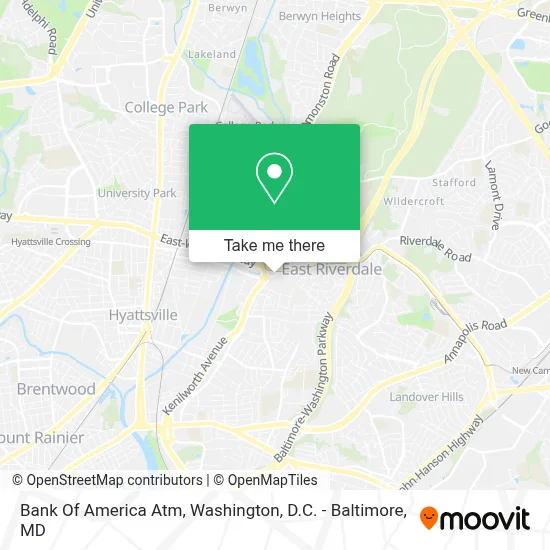 Bank Of America Atm map