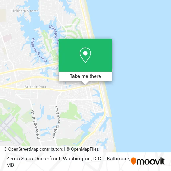 Zero's Subs Oceanfront map
