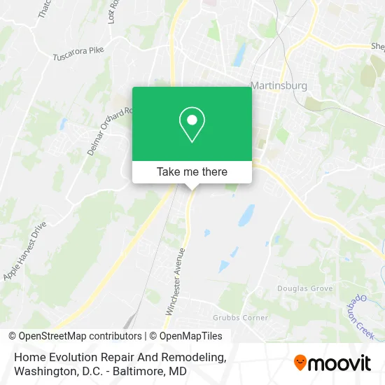 Home Evolution Repair And Remodeling map