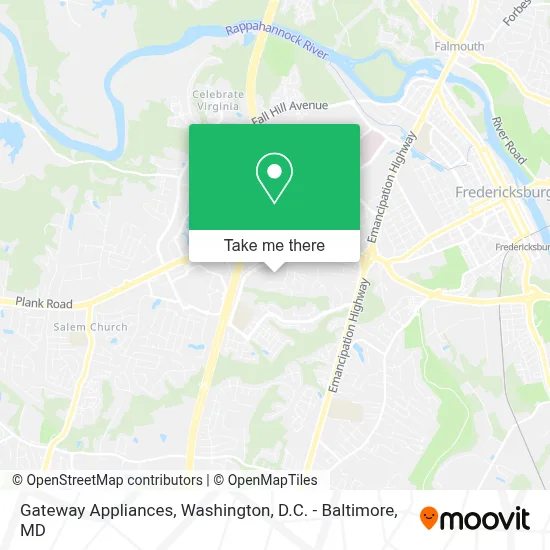 Gateway Appliances map