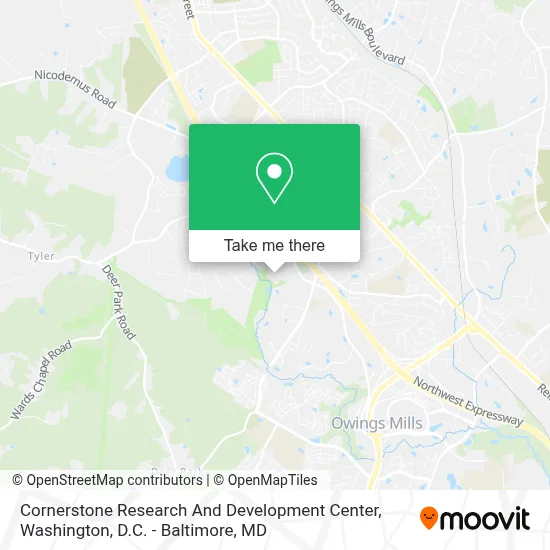 Cornerstone Research And Development Center map