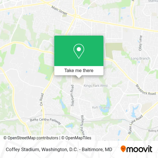 Coffey Stadium map