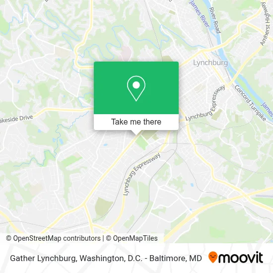 Gather Lynchburg map