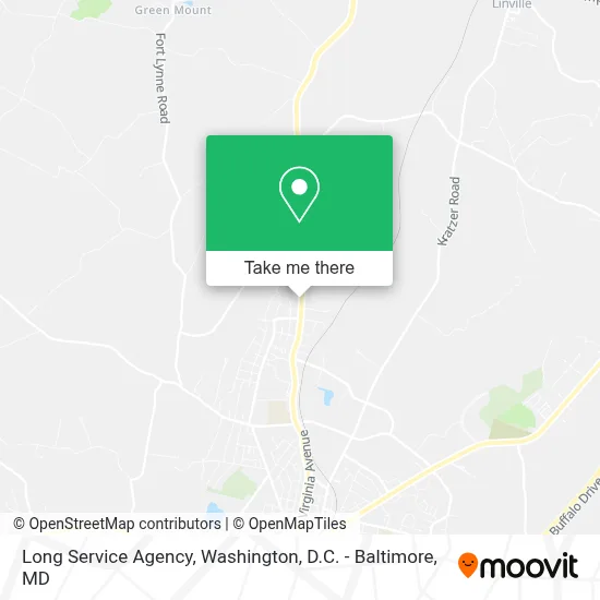 Long Service Agency map