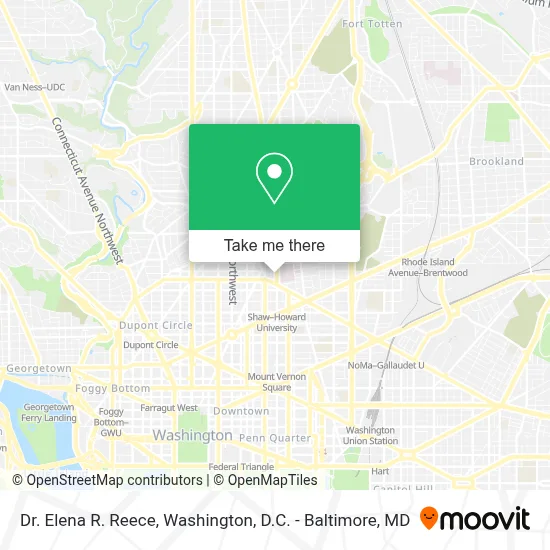 Dr. Elena R. Reece map