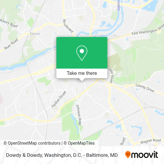 Dowdy & Dowdy map