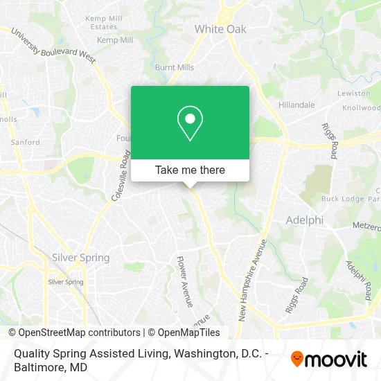 Quality Spring Assisted Living map