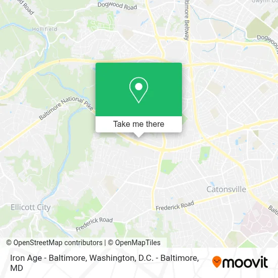 Iron Age - Baltimore map