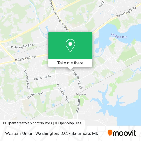 Western Union map