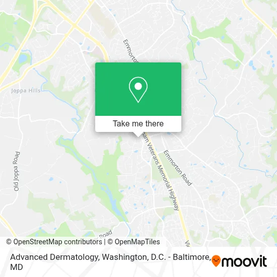 Advanced Dermatology map