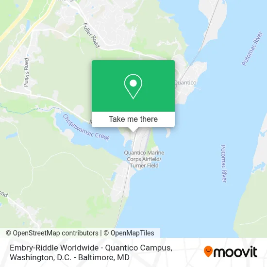 Embry-Riddle Worldwide - Quantico Campus map