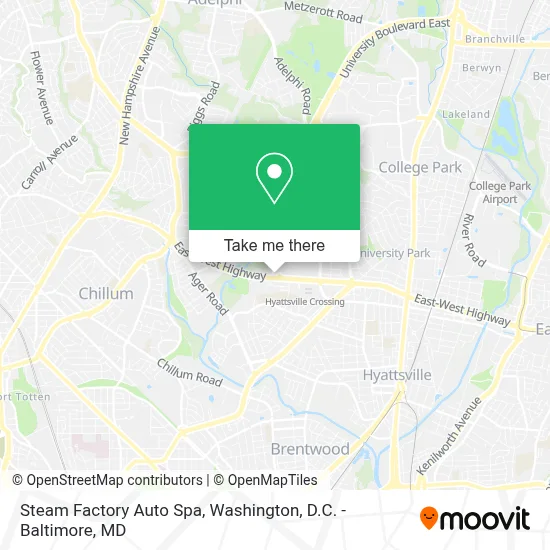 Steam Factory Auto Spa map