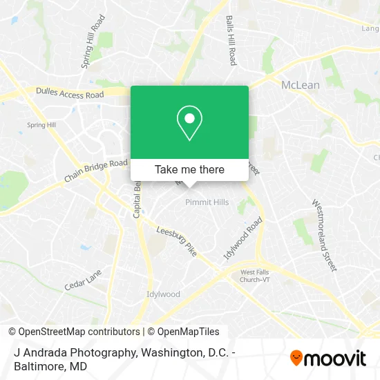 J Andrada Photography map