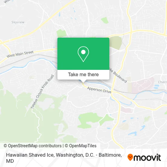 Hawaiian Shaved Ice map