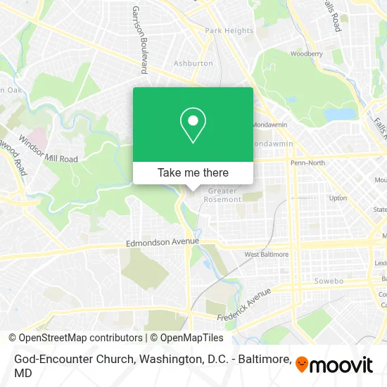 God-Encounter Church map