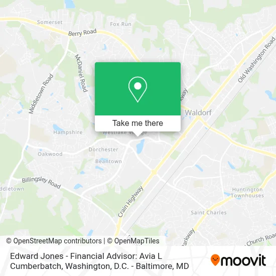 Edward Jones - Financial Advisor: Avia L Cumberbatch map