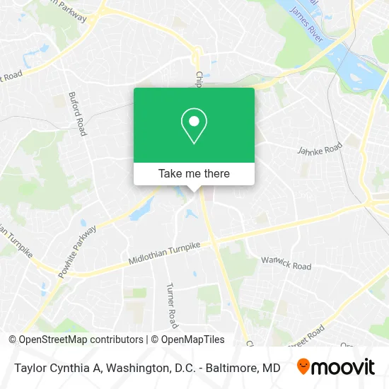 Taylor Cynthia A map