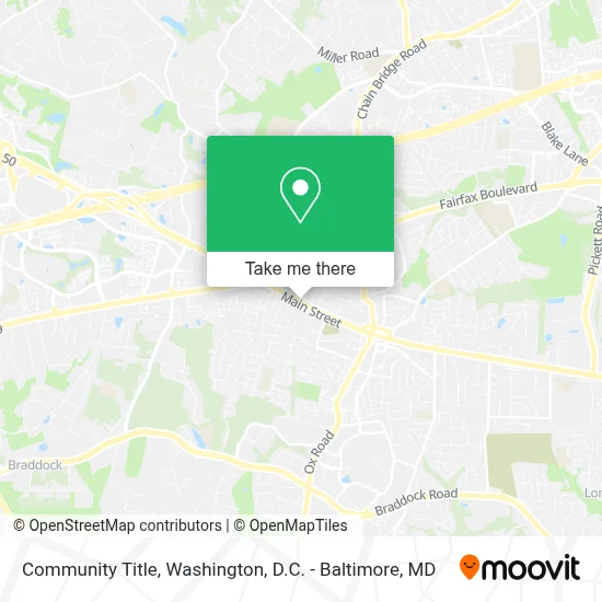 Community Title map