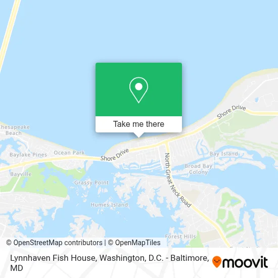 Lynnhaven Fish House map