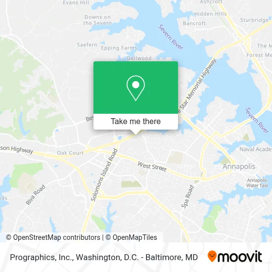 Prographics, Inc. map