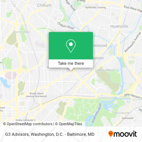 G3 Advisors map