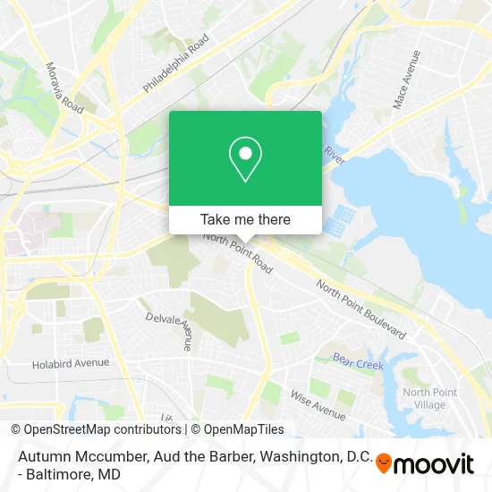 Autumn Mccumber, Aud the Barber map