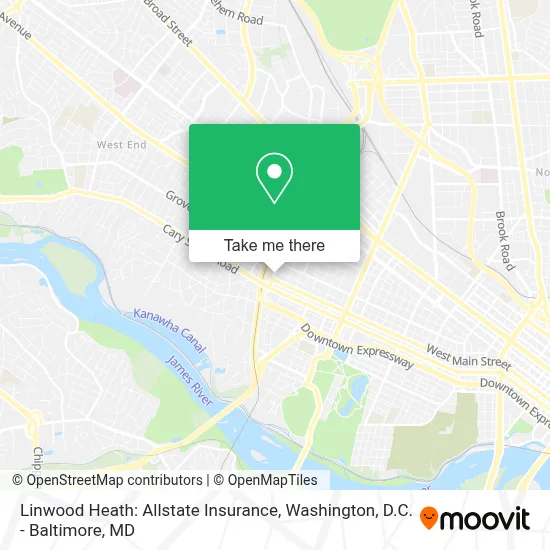 Linwood Heath: Allstate Insurance map