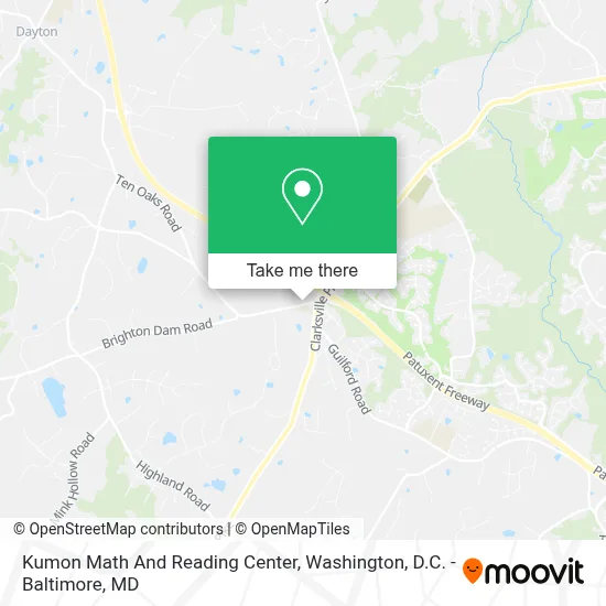 Kumon Math And Reading Center map